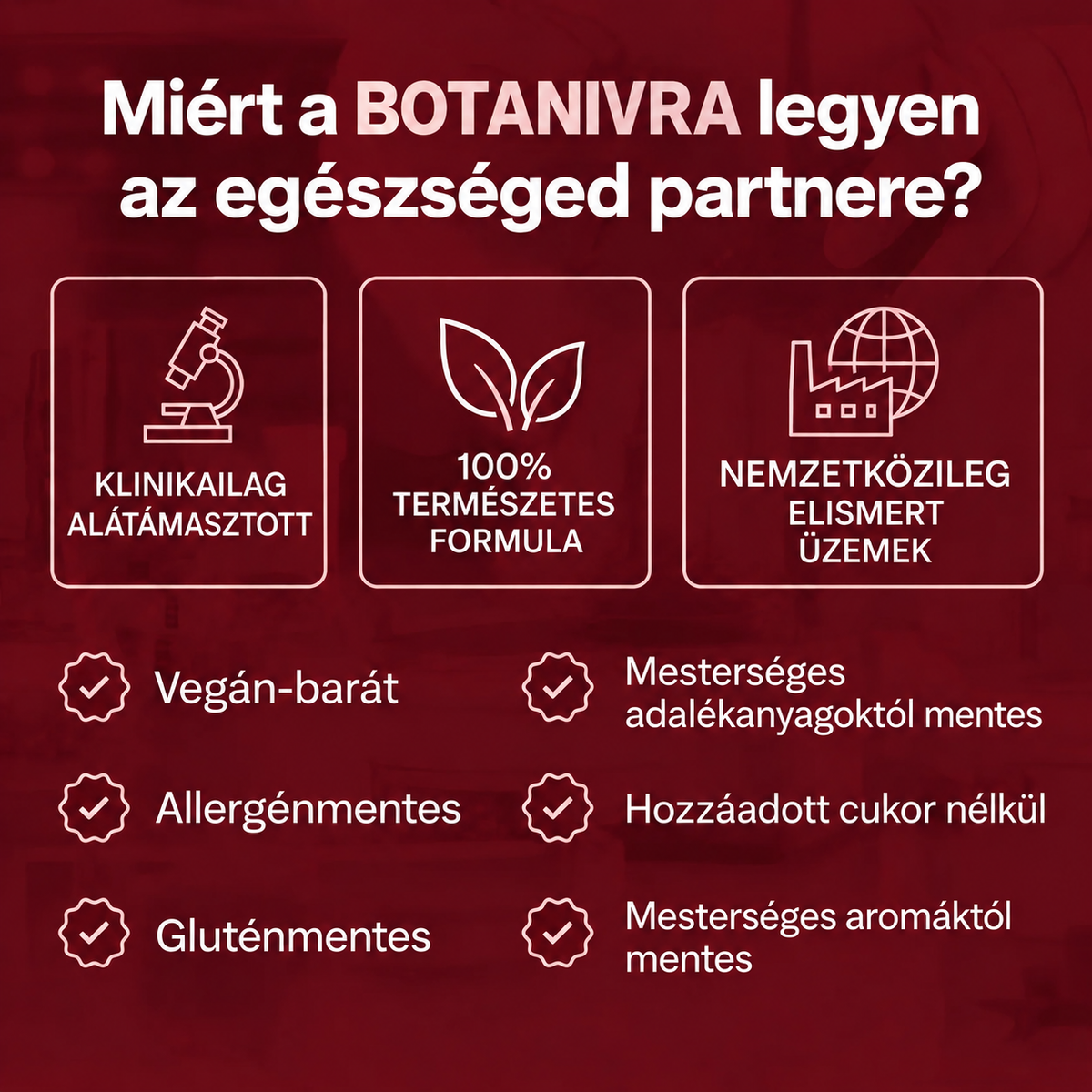 Botanivra - Nagyobb mozgékonyság és kevesebb ízületi fellángolás két héten belül