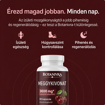 Botanivra - Nagyobb mozgékonyság és kevesebb ízületi fellángolás két héten belül